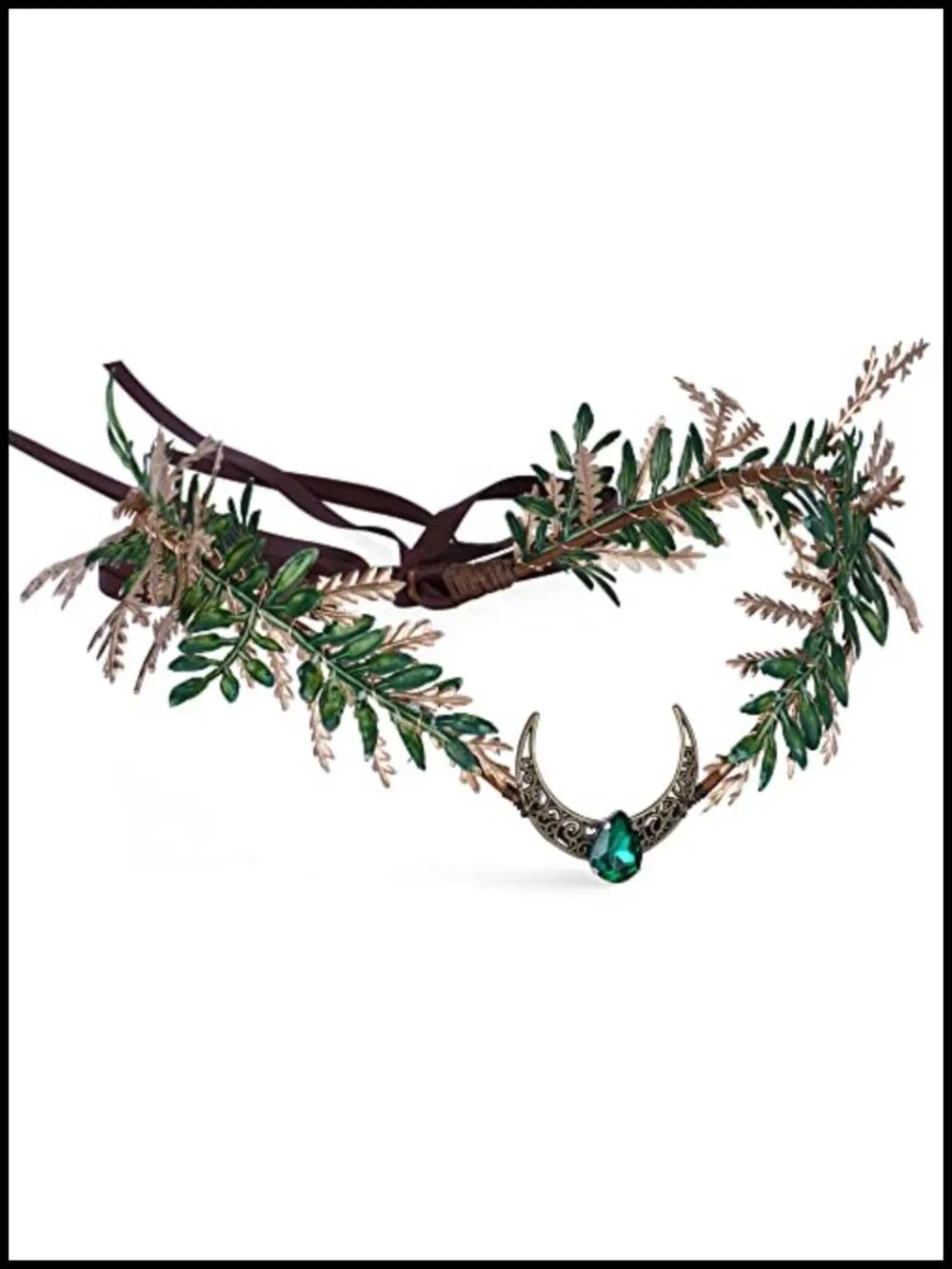 Fairy Flower Crown for Renaissance Festival, Woodland Headband, Elf Princess